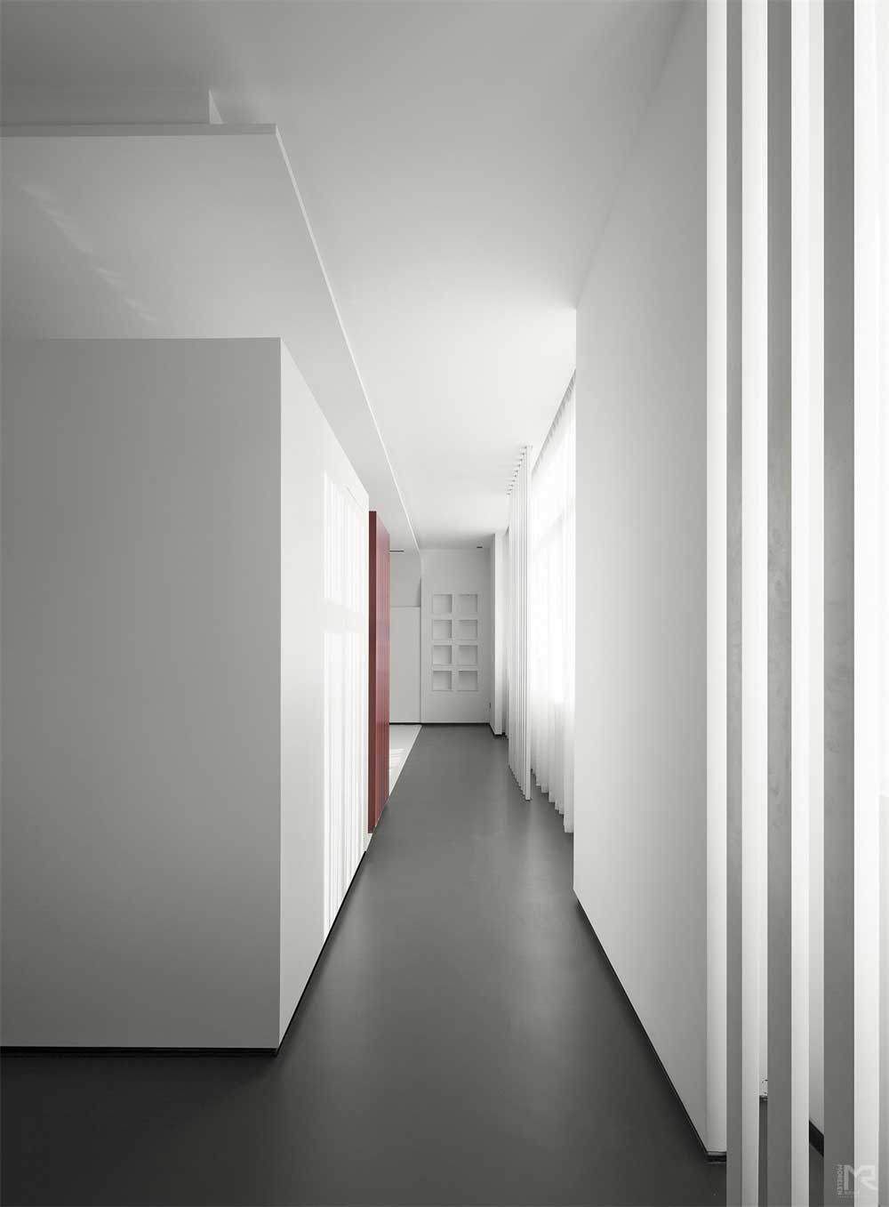 深圳福田區簡約黑白藝術辦公室設計裝修-過道 深圳福田區簡約黑白藝術辦公室設計裝修-過道