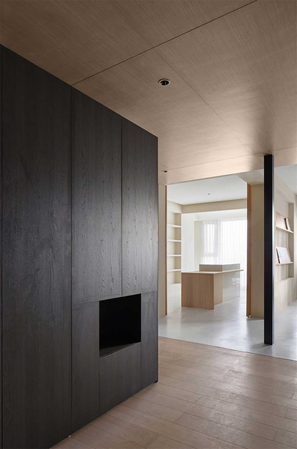 深圳南山500平方極簡風(fēng)格辦公室裝修儲存收納區(qū)燈具