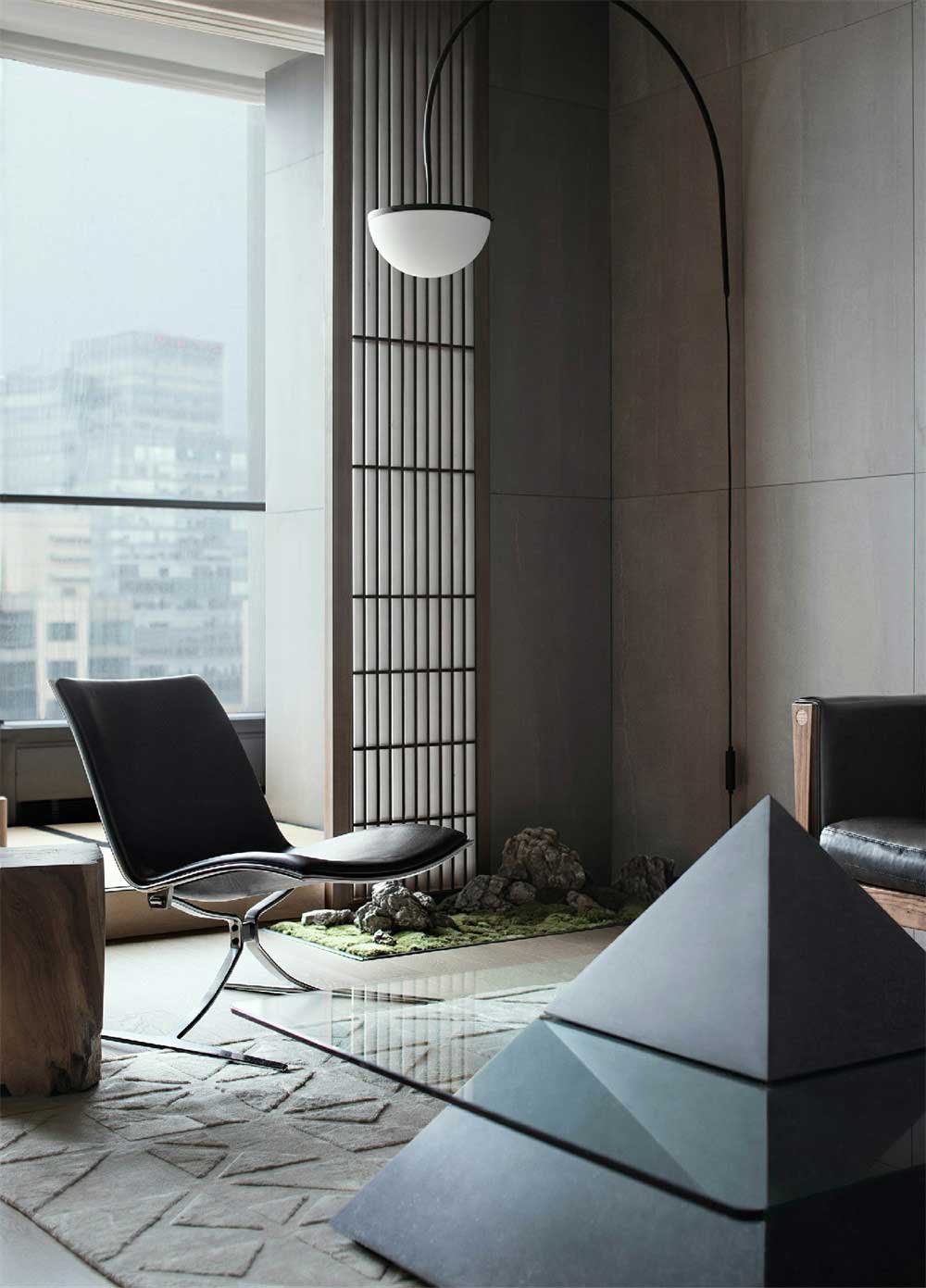 深圳龍華300平方簡(jiǎn)約風(fēng)格辦公室裝修接待室