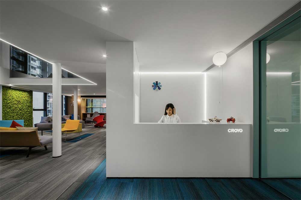 深圳市福田田園辦公室裝修設計前臺 深圳市福田田園辦公室裝修設計前臺