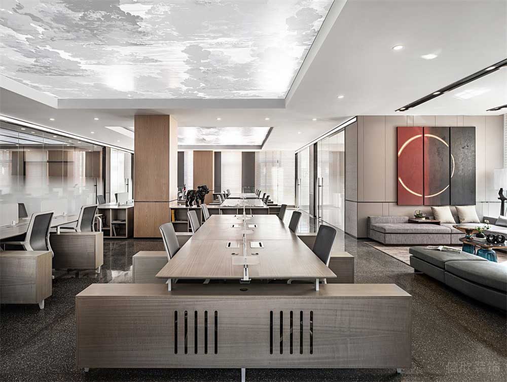 深圳市羅湖區(qū)現(xiàn)代日式風(fēng)格辦公室辦公