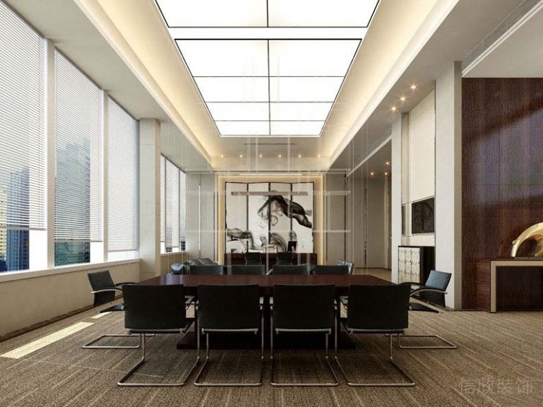 會(huì)議室裝修設(shè)計(jì)效果圖木飾墻體設(shè)計(jì)圖