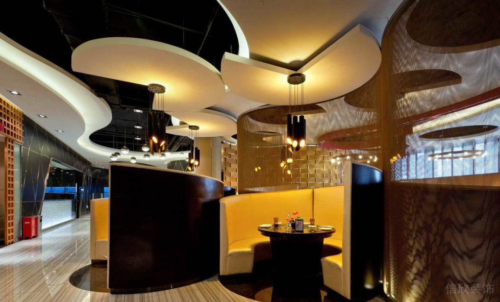 深圳寶安龍光世紀大廈簡約風格火鍋店裝修案例天花 深圳寶安龍光世紀大廈簡約風格火鍋店裝修案例天花