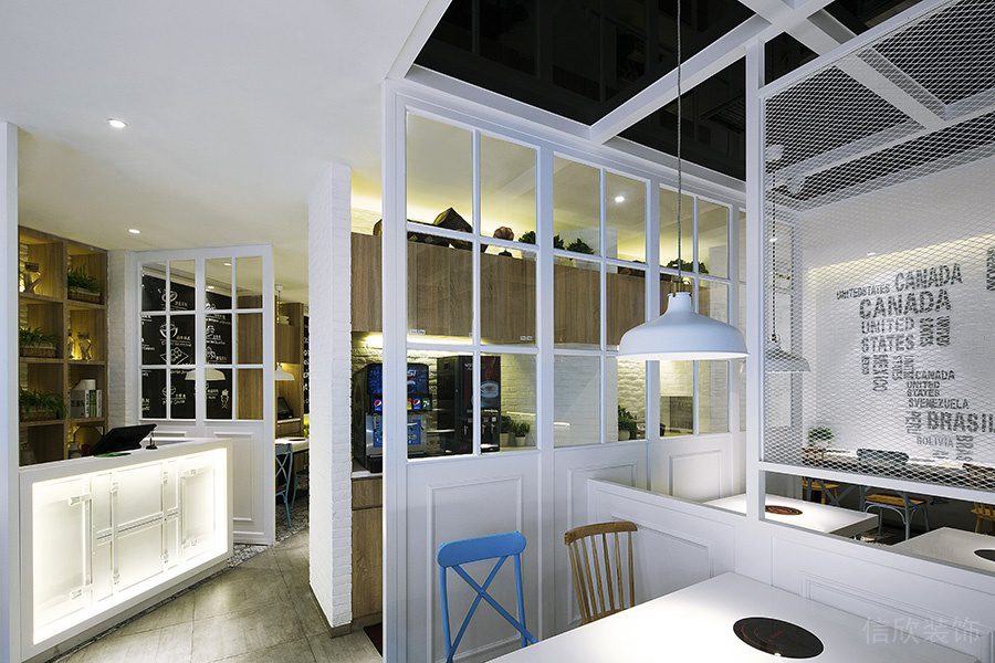 深圳光明龍光玖龍臺北歐風(fēng)格火鍋店裝修案例白色藝術(shù)吊燈 深圳光明龍光玖龍臺北歐風(fēng)格火鍋店裝修案例白色藝術(shù)吊燈