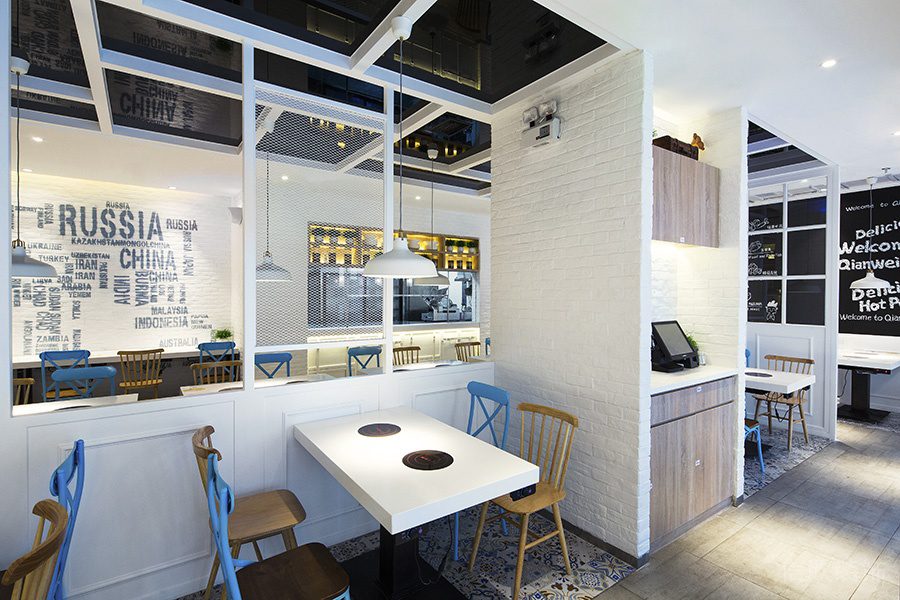 深圳光明龍光玖龍臺北歐風(fēng)格火鍋店裝修案例儲物收納柜 深圳光明龍光玖龍臺北歐風(fēng)格火鍋店裝修案例儲物收納柜