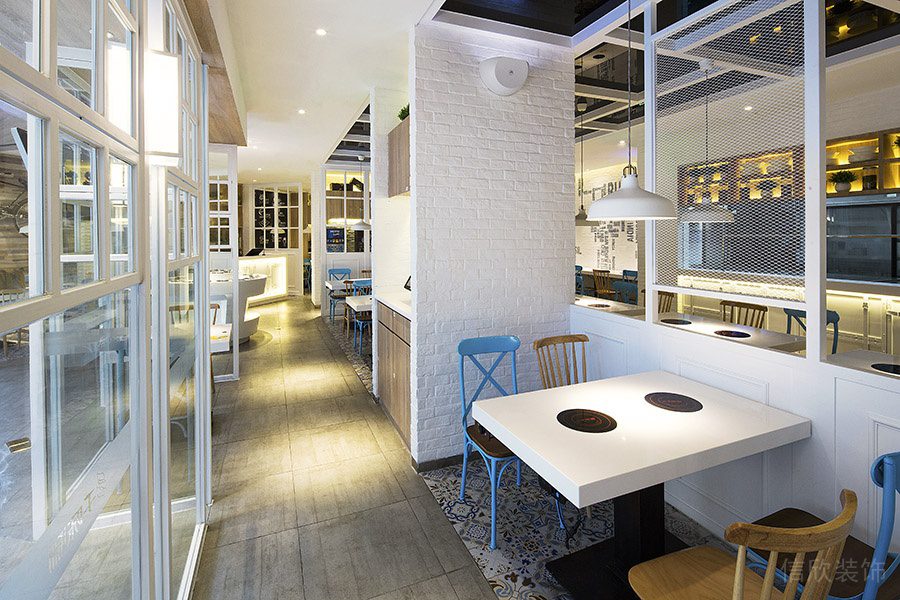 深圳光明龍光玖龍臺北歐風(fēng)格火鍋店裝修案例浮雕面藝術(shù)磚墻 深圳光明龍光玖龍臺北歐風(fēng)格火鍋店裝修案例浮雕面藝術(shù)磚墻