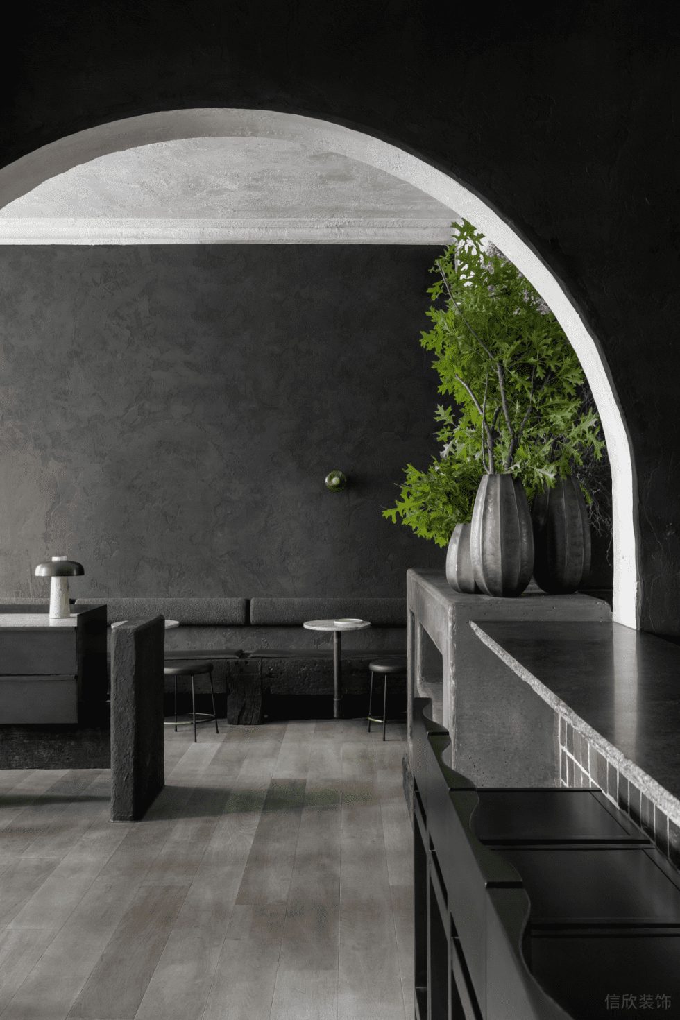 深圳南山諾德假日花園簡約風格餐廳裝修案例圓拱門洞 深圳南山諾德假日花園簡約風格餐廳裝修案例圓拱門洞