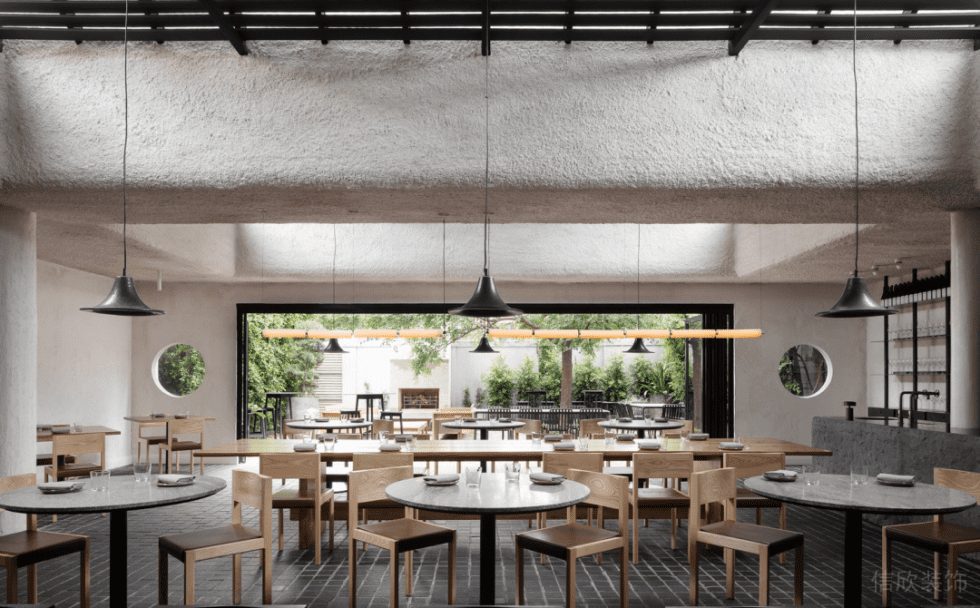 深圳南山諾德假日花園簡約風(fēng)格餐廳裝修案例用餐大廳效果圖