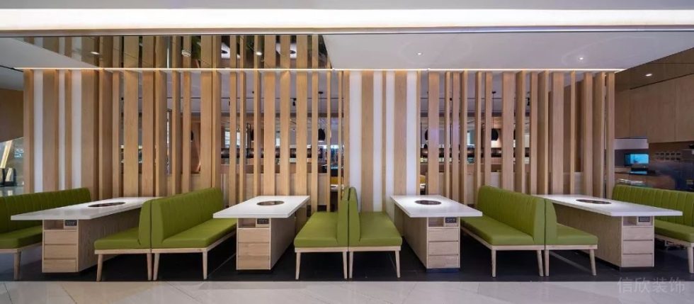 深圳坪山怡瑞達云秀府簡約北歐風火鍋店裝修案例卡座 深圳坪山怡瑞達云秀府簡約北歐風火鍋店裝修案例卡座