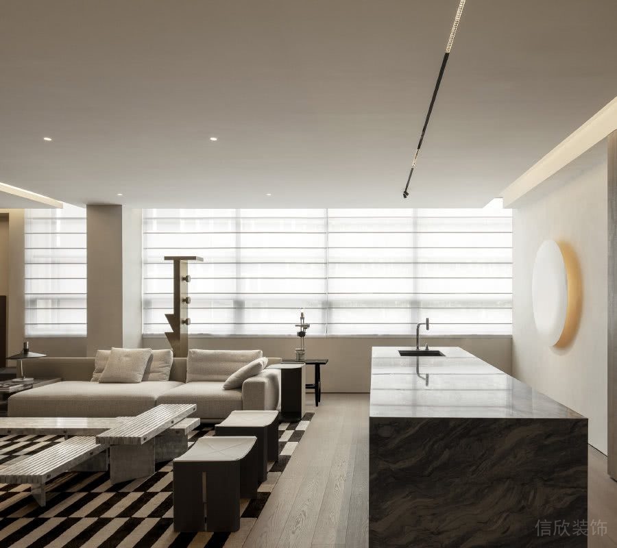 辦公室茶水間設(shè)計休息區(qū)大理石水吧臺