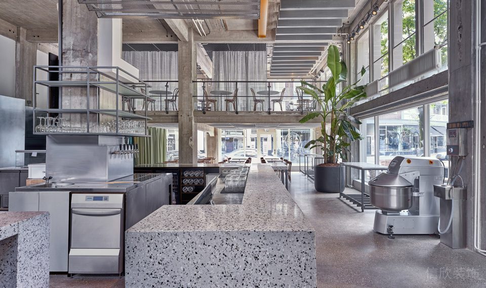 深圳寶安易尚中心灰色調(diào)工業(yè)風披薩店裝修案例一層大廳 深圳寶安易尚中心灰色調(diào)工業(yè)風披薩店裝修案例一層大廳