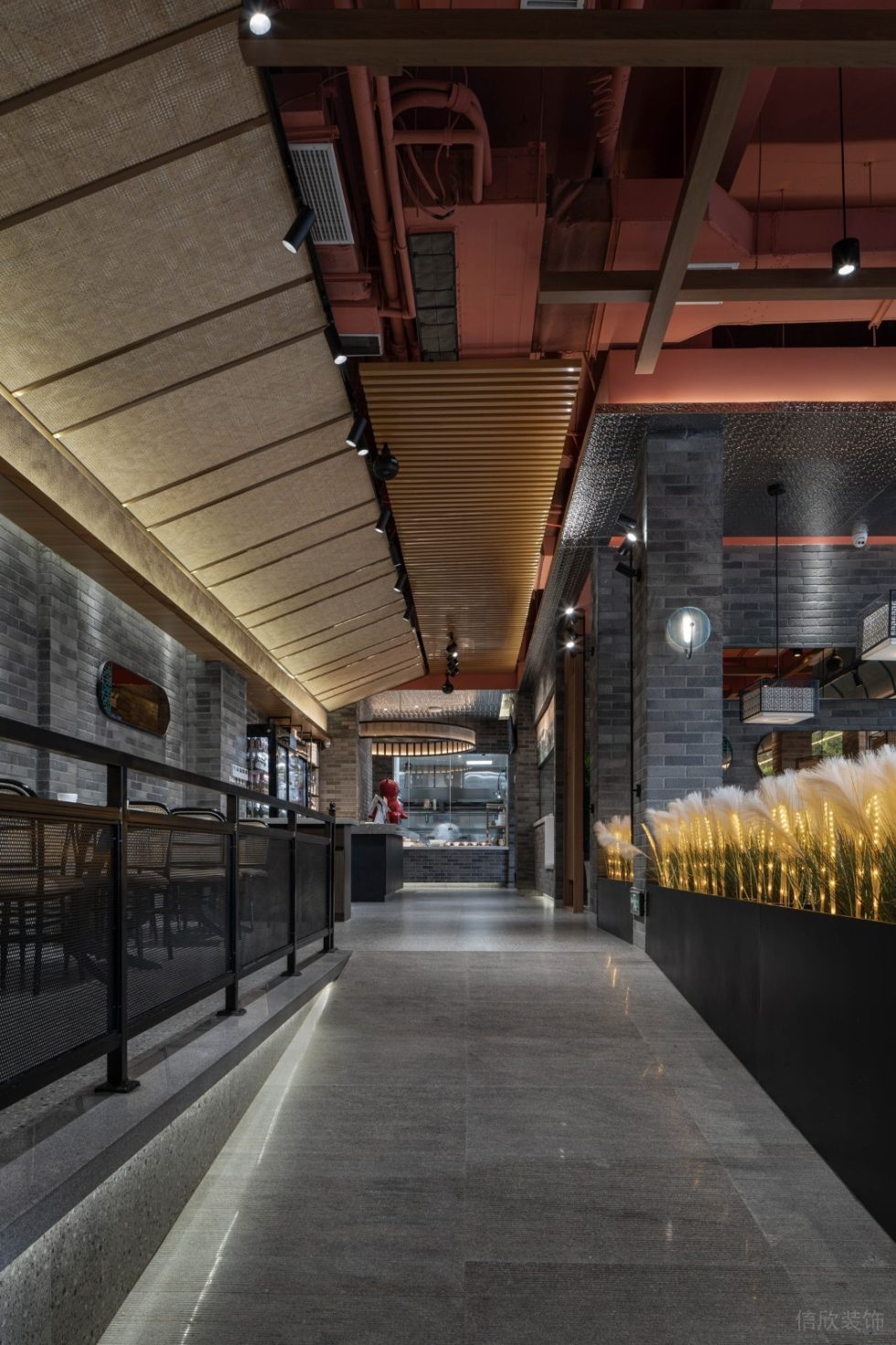 深圳龍崗中糧祥云新中式風格粉面店裝修案例過道 深圳龍崗中糧祥云新中式風格粉面店裝修案例過道
