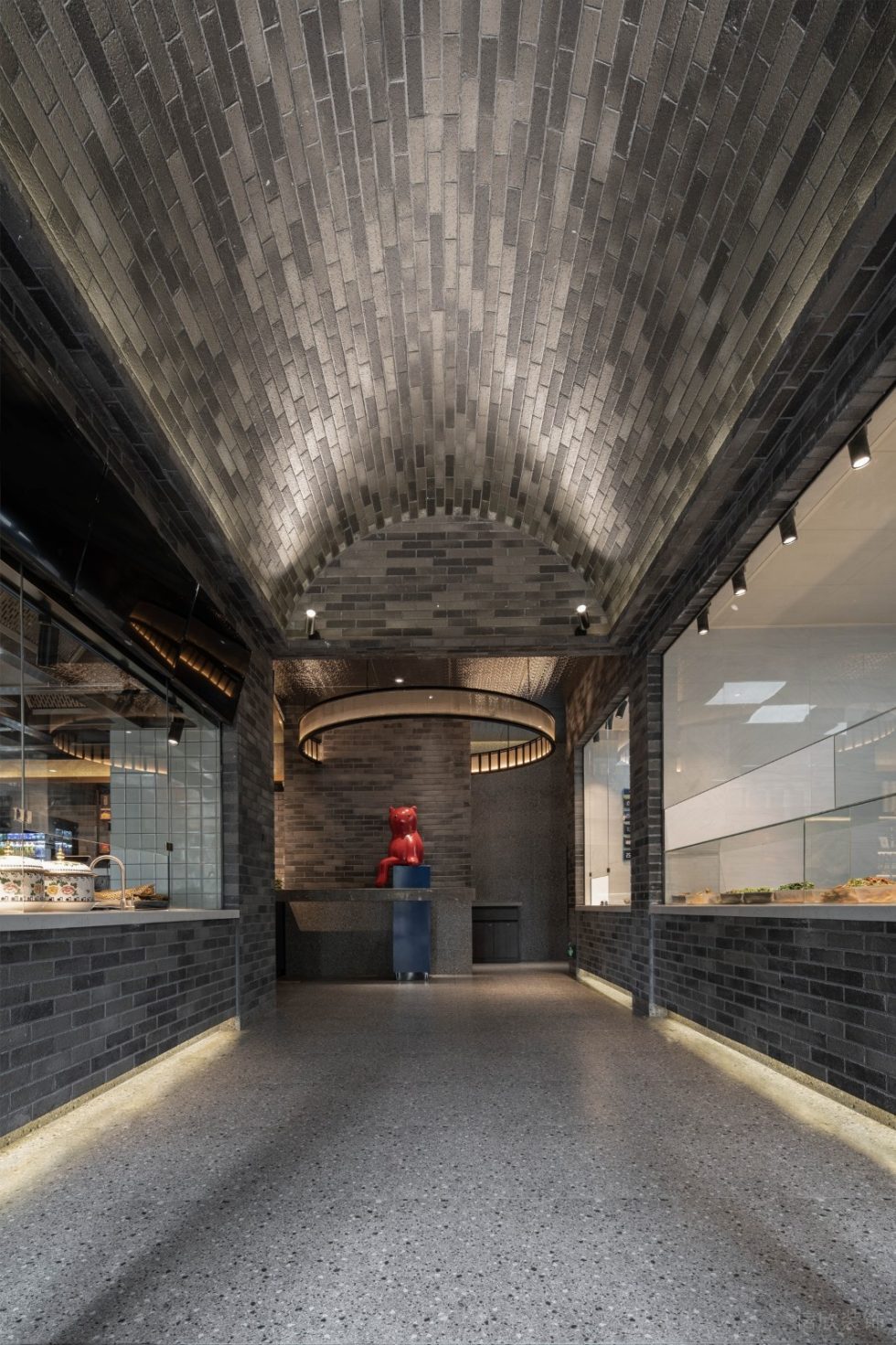 深圳龍崗中糧祥云新中式風格粉面店裝修案例紅色卡通裝飾雕塑 深圳龍崗中糧祥云新中式風格粉面店裝修案例紅色卡通裝飾雕塑