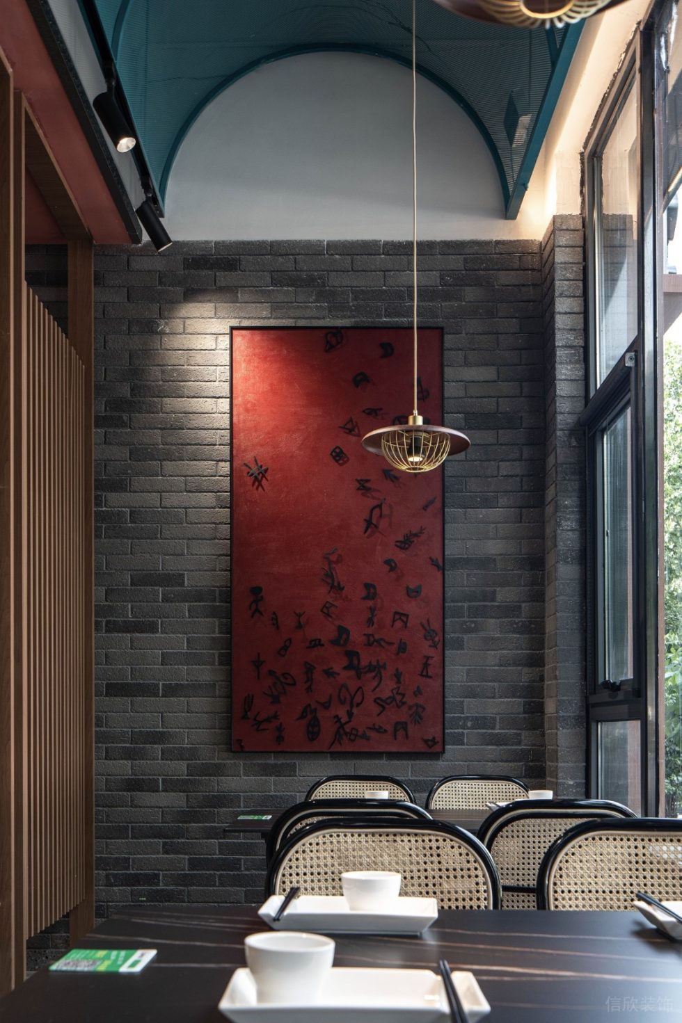 深圳龍崗中糧祥云新中式風格粉面店裝修案例藝術裝飾畫 深圳龍崗中糧祥云新中式風格粉面店裝修案例藝術裝飾畫