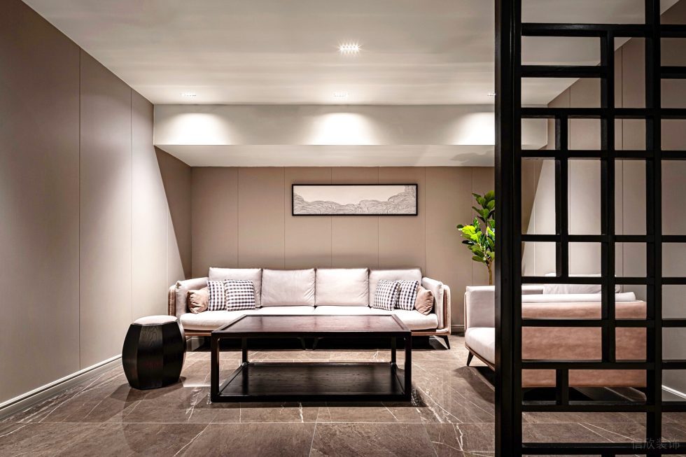 深圳龍華保利悅都現(xiàn)代新中式風(fēng)格江浙菜餐廳裝修案例豪華包廂休息區(qū) 深圳龍華保利悅都現(xiàn)代新中式風(fēng)格江浙菜餐廳裝修案例豪華包廂休息區(qū)