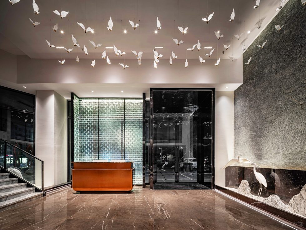 深圳龍華保利悅都現(xiàn)代新中式風(fēng)格江浙菜餐廳裝修案例一層接待廳 深圳龍華保利悅都現(xiàn)代新中式風(fēng)格江浙菜餐廳裝修案例一層接待廳