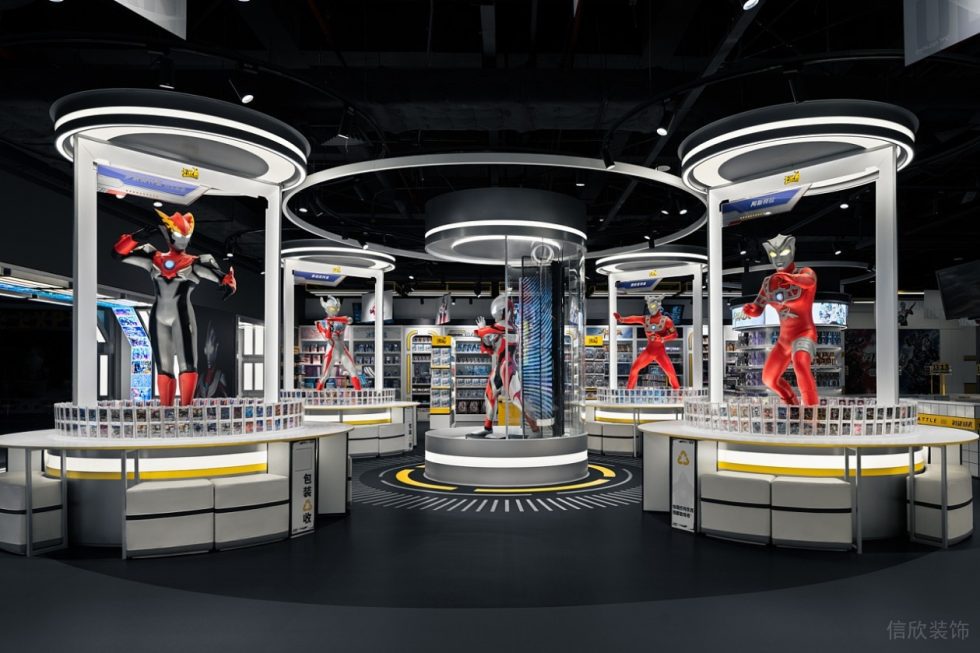 深圳市寶安區沙井現代風卡游旗艦店裝修設計模型展區 深圳市寶安區沙井現代風卡游旗艦店裝修設計模型展區