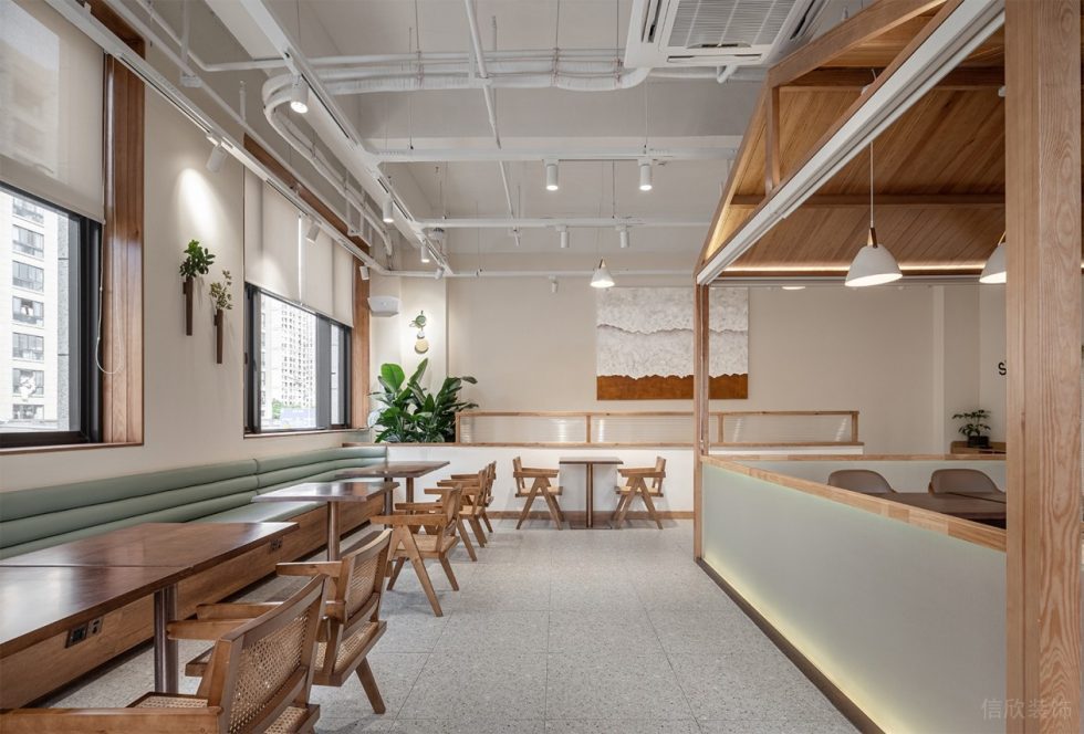 深圳市寶安區石巖原木風甜品店裝修設計 蕾拉甜品卡座區 深圳市寶安區石巖原木風甜品店裝修設計 蕾拉甜品卡座區