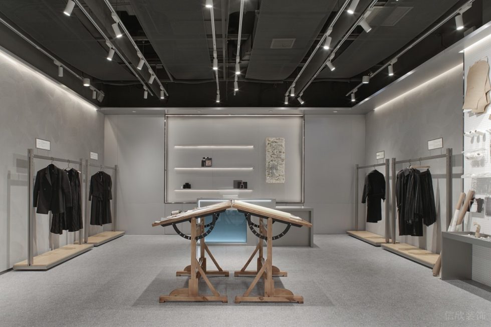 深圳市龍崗區坂田“一尚門”買手店裝修衣服展示區 (5)