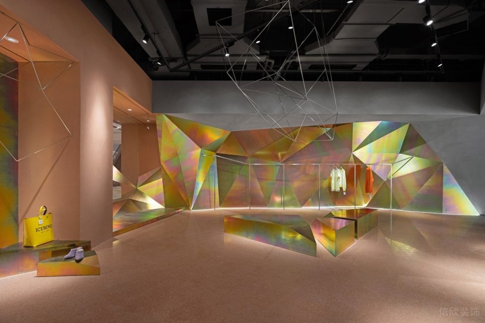 深圳市龍崗區(qū)龍崗中心城x Select 服裝店買(mǎi)手店裝修設(shè)計(jì)大廳 (2)