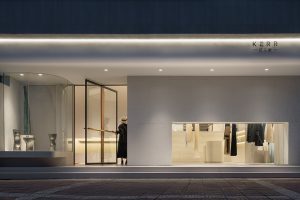 深圳市南山區(qū)華僑城現(xiàn)代風 Kerr 可兒家服裝店裝修設(shè)計門廳