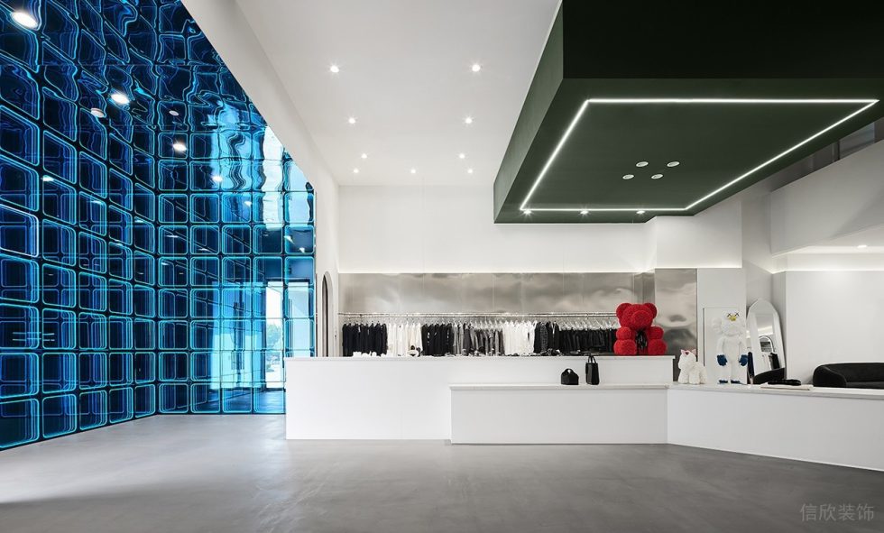 深圳市南山區南頭現代風rain & Snow.hby買手店裝修設計灰色水泥地面 深圳市南山區南頭現代風rain & Snow.hby買手店裝修設計灰色水泥地面