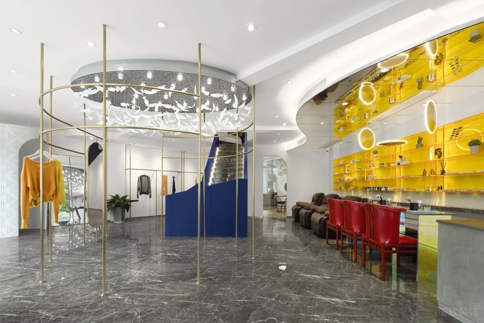 深圳市南山區南油輕奢風美容店裝修設計美甲區二 深圳市南山區南油輕奢風美容店裝修設計美甲區二