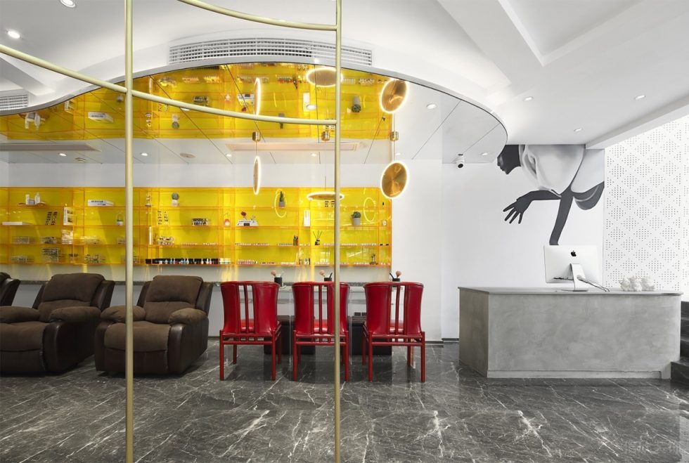 深圳市南山區南油現代風服裝店裝修設計前臺 深圳市南山區南油現代風服裝店裝修設計前臺