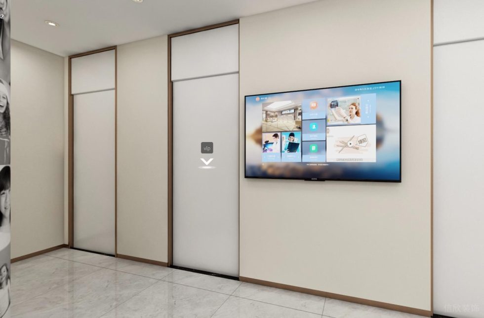 深圳羅湖黃貝嶺集浩花園鴻濤口腔牙科診所裝修設計案例診室門口 深圳羅湖黃貝嶺集浩花園鴻濤口腔牙科診所裝修設計案例診室門口