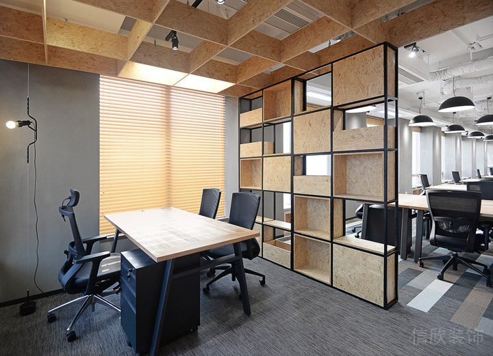 深圳寶安稻興環球科創中心900平方米現代工業風辦公室裝修案例高管辦公區 深圳寶安稻興環球科創中心900平方米現代工業風辦公室裝修案例高管辦公區