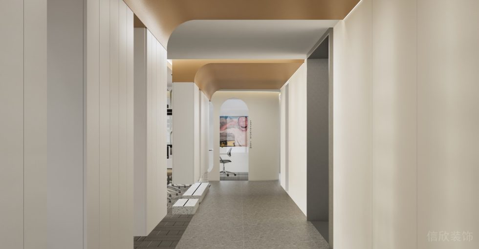 深圳寶安易尚中心2000平方米簡(jiǎn)約風(fēng)格辦公室裝修案例過道 深圳寶安易尚中心2000平方米簡(jiǎn)約風(fēng)格辦公室裝修案例過道