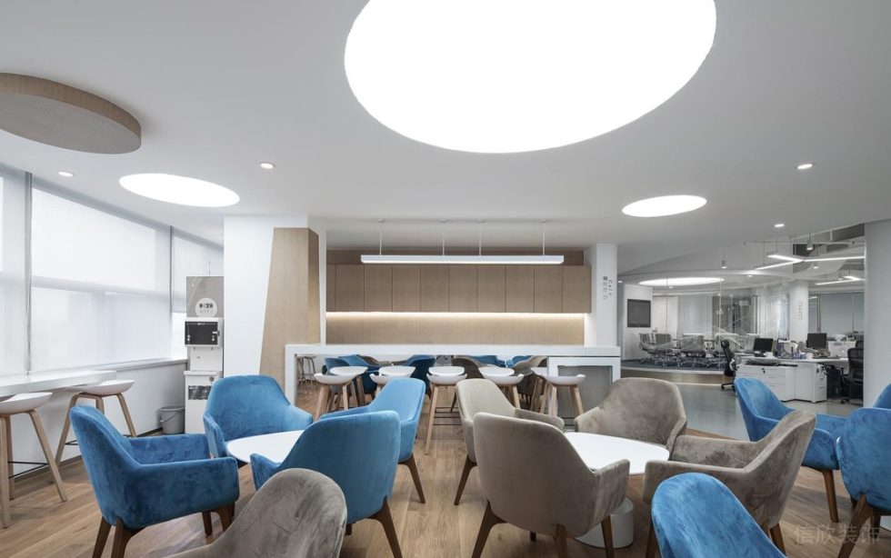 深圳龍華展滔科技大廈1600平方米現代科技風辦公室裝修案例茶水間 深圳龍華展滔科技大廈1600平方米現代科技風辦公室裝修案例茶水間