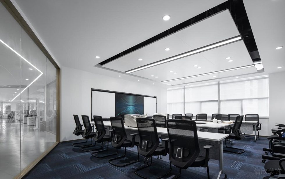 深圳龍華展滔科技大廈1600平方米現代科技風辦公室裝修案例座談室 深圳龍華展滔科技大廈1600平方米現代科技風辦公室裝修案例座談室