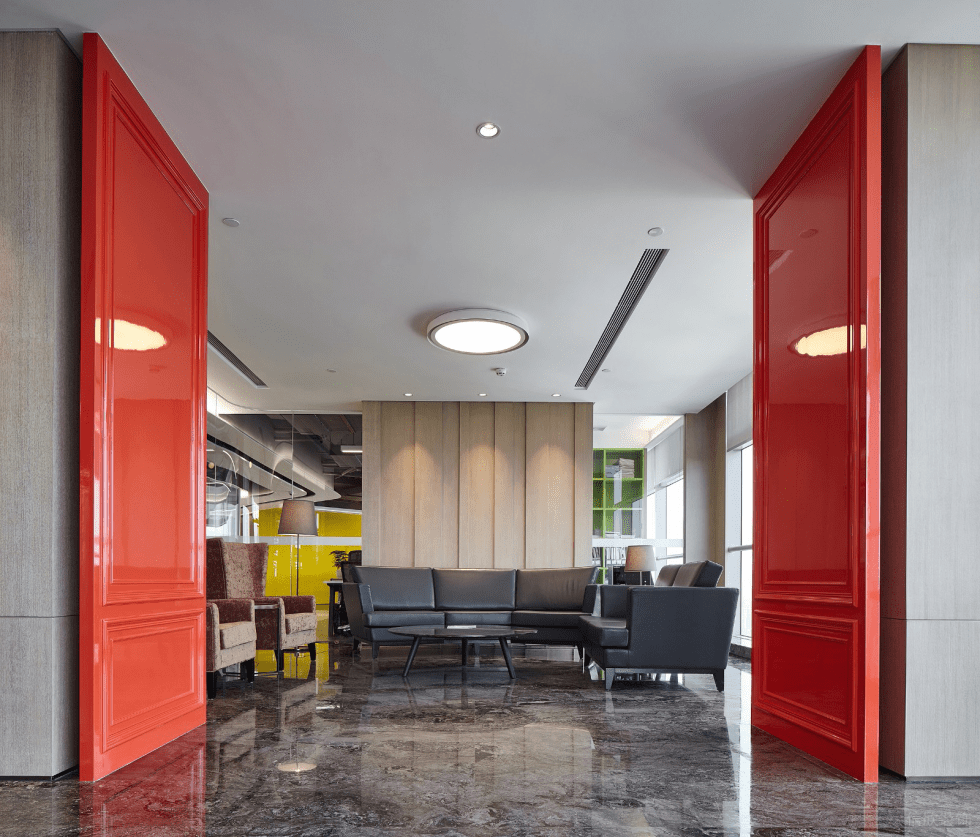 深圳南山濠盛商務中心1100平方米現代混搭風辦公室裝修案例商務座談室 深圳南山濠盛商務中心1100平方米現代混搭風辦公室裝修案例商務座談室