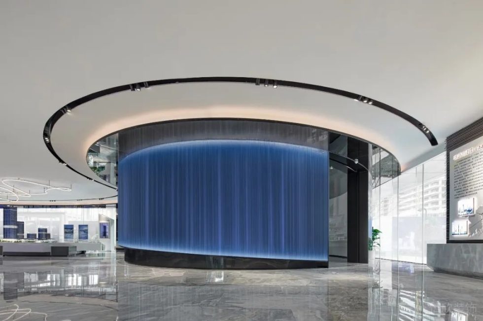 深圳南山康佳研發大廈1000平方米現代風格辦公室裝修案例大堂 深圳南山康佳研發大廈1000平方米現代風格辦公室裝修案例大堂