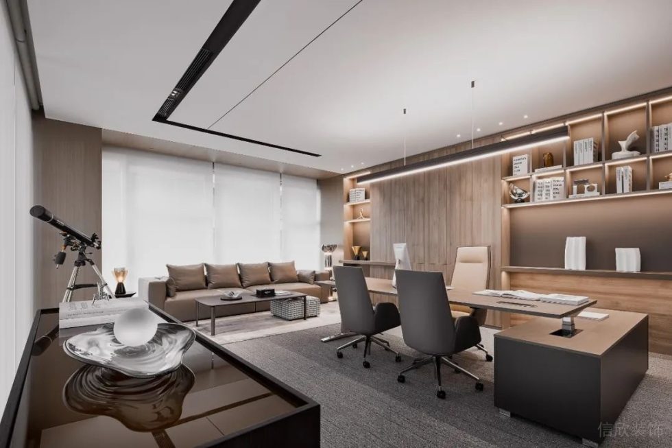 深圳南山康佳研發大廈1000平方米現代風格辦公室裝修案例總經理辦公室 深圳南山康佳研發大廈1000平方米現代風格辦公室裝修案例總經理辦公室