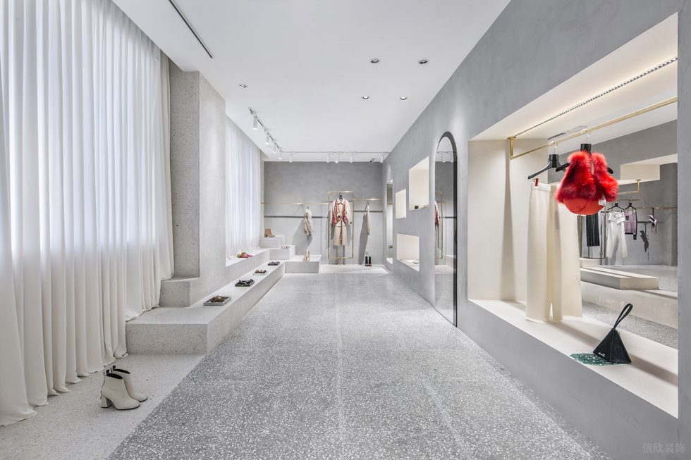 深圳市寶安中心城o.t.s時(shí)尚買手店店裝修設(shè)計(jì)白色石膏板頂面 深圳市寶安中心城o.t.s時(shí)尚買手店店裝修設(shè)計(jì)白色石膏板頂面