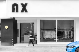 深圳市龍崗區(qū)橫崗現(xiàn)代風女裝店pin Xi「暗香 女裝」裝修設(shè)計門面