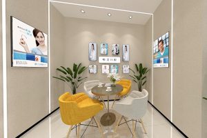 唯美口腔牙科診所洽談休息區(qū)裝修設(shè)計