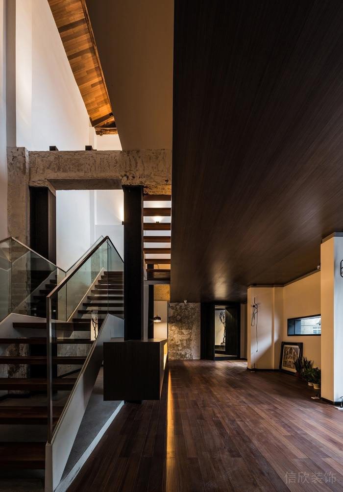 深圳寶安331創意園600平方米鄉村侘寂風辦公室裝修案例樓梯間 深圳寶安331創意園600平方米鄉村侘寂風辦公室裝修案例樓梯間