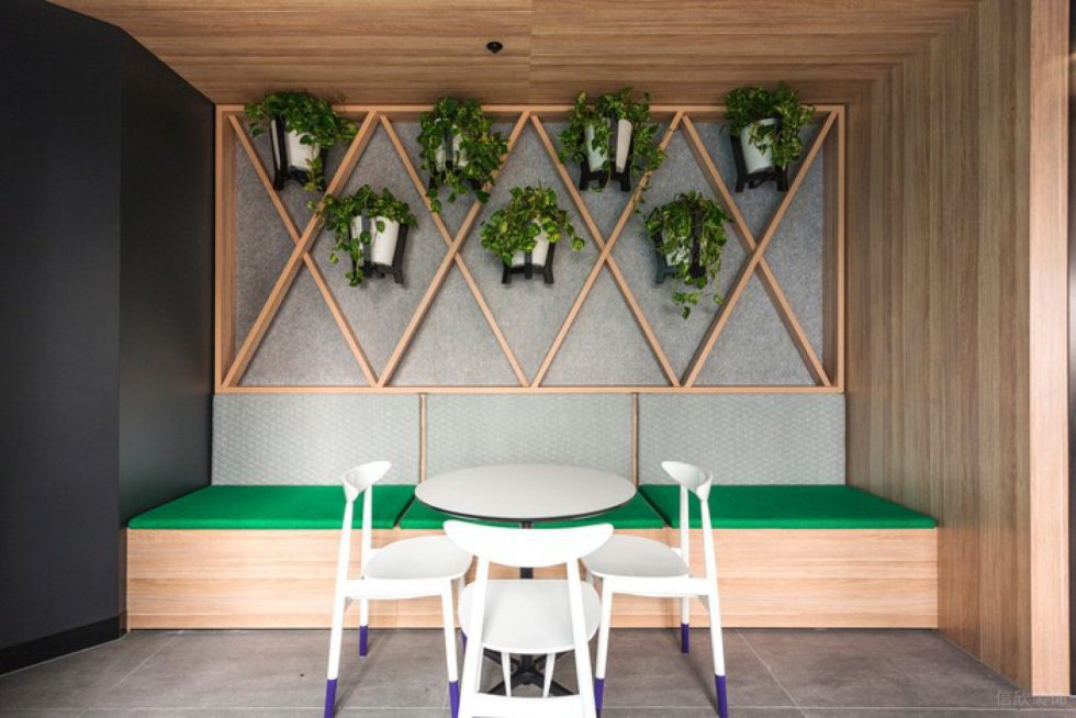 深圳寶安宏發中心大廈700平方米簡約主義原木色自然風辦公室裝修案例員工用餐區卡座 深圳寶安宏發中心大廈700平方米簡約主義原木色自然風辦公室裝修案例員工用餐區卡座