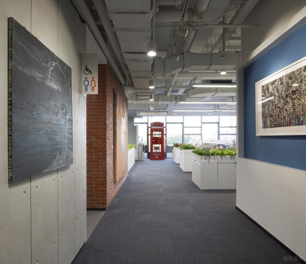 深圳福田大百匯廣場3500平方米工業主義現代風辦公室裝修案例過道 深圳福田大百匯廣場3500平方米工業主義現代風辦公室裝修案例過道