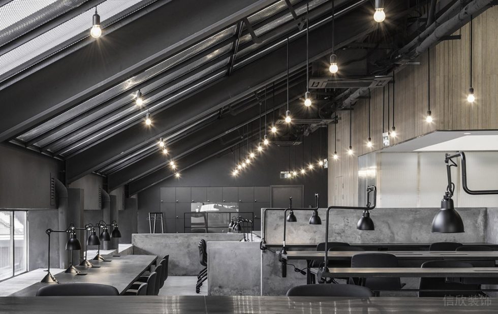 深圳龍崗深澳國際文化產業園800平方米工業主義簡約風辦公室裝修案例綜合辦公廳藝術臺燈 深圳龍崗深澳國際文化產業園800平方米工業主義簡約風辦公室裝修案例綜合辦公廳藝術臺燈