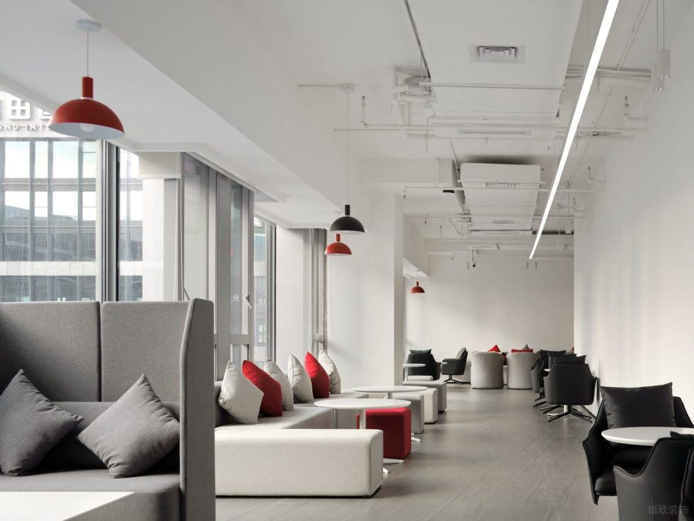 深圳羅湖區(qū)京基100辦公室裝修 洽談區(qū)