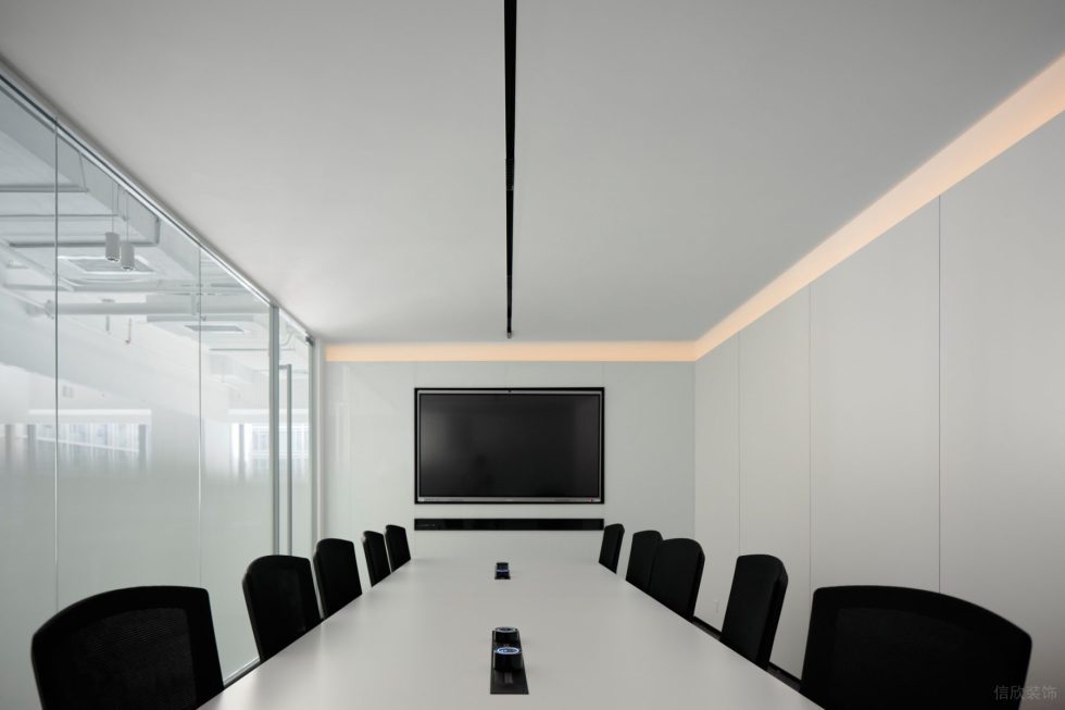 深圳羅湖區(qū)京基100辦公室裝修 小會議室