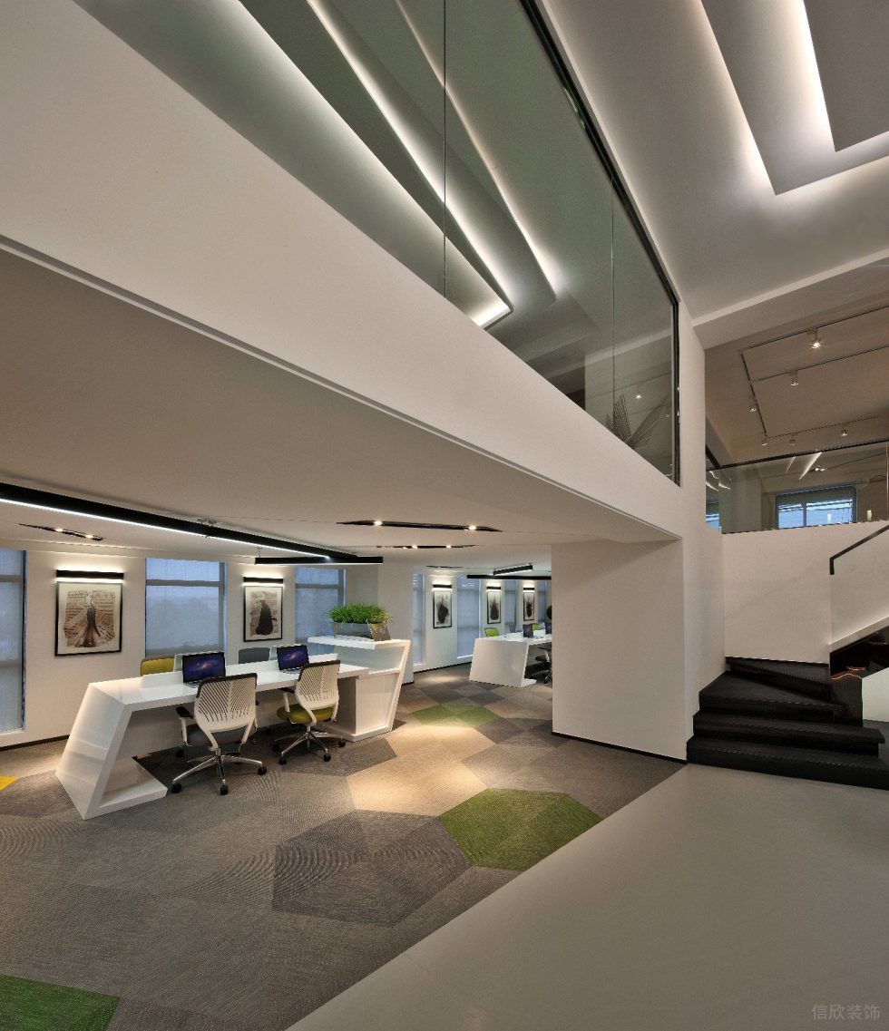 深圳羅湖物資控股置地大廈900平方米現代主義時尚風loft辦公室裝修案例一層辦公區 深圳羅湖物資控股置地大廈900平方米現代主義時尚風loft辦公室裝修案例一層辦公區
