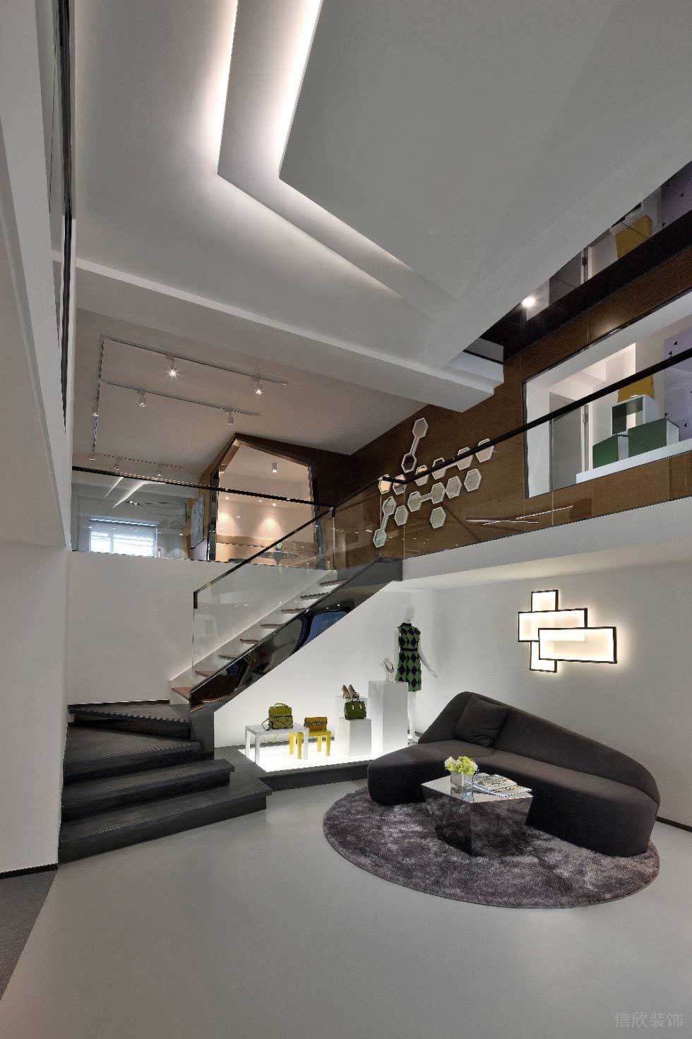 深圳羅湖物資控股置地大廈900平方米現代主義時尚風loft辦公室裝修案例一層等候區 深圳羅湖物資控股置地大廈900平方米現代主義時尚風loft辦公室裝修案例一層等候區