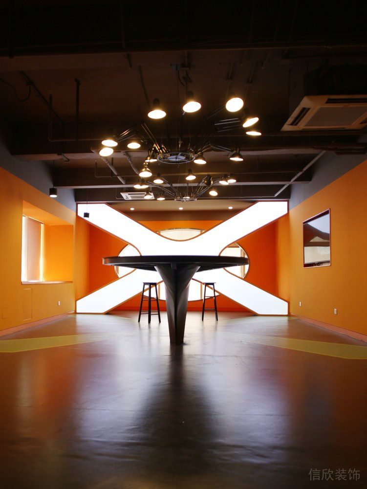 深圳南山凱達爾集團中心大廈2800平方米工業主義科幻風辦公室裝修案例茶水休閑廳光影效果 深圳南山凱達爾集團中心大廈2800平方米工業主義科幻風辦公室裝修案例茶水休閑廳光影效果