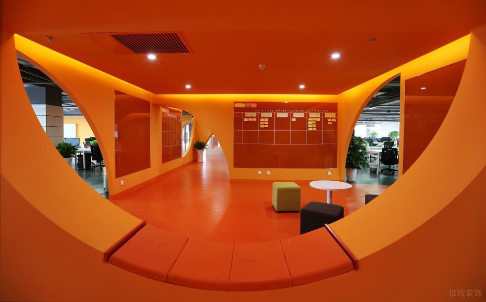 深圳南山凱達爾集團中心大廈2800平方米工業主義科幻風辦公室裝修案例多功能活動區 深圳南山凱達爾集團中心大廈2800平方米工業主義科幻風辦公室裝修案例多功能活動區