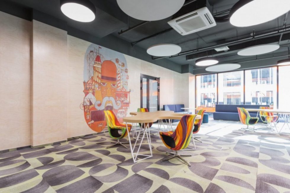 深圳南山世外桃源創(chuàng)意園900平方米簡約主義北歐風(fēng)辦公室裝修案例開放式討論區(qū)